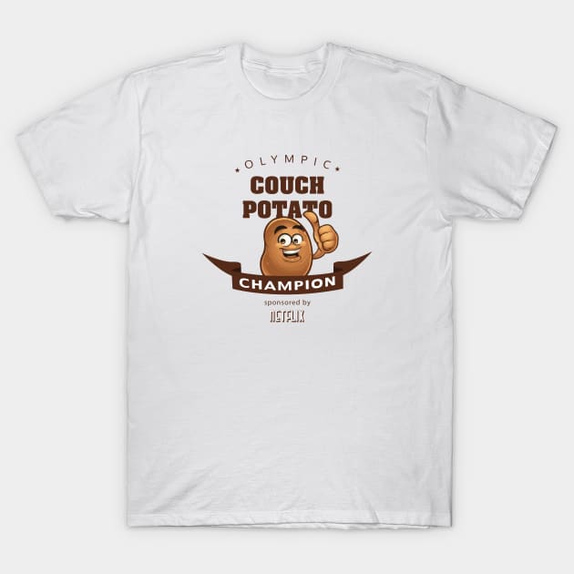 Olympic couch potato T-Shirt by Krisco